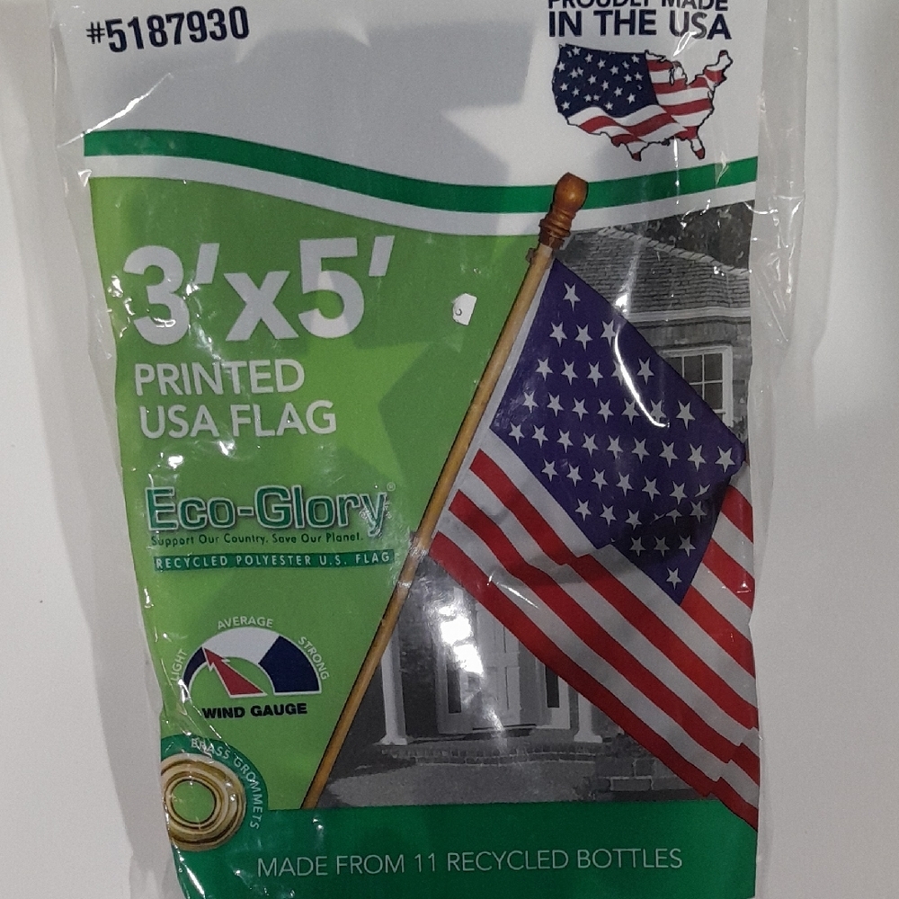 Eco-Glory 3'x5' Printed USA Flag